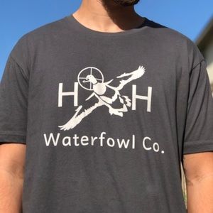 H&H metallic grey tees